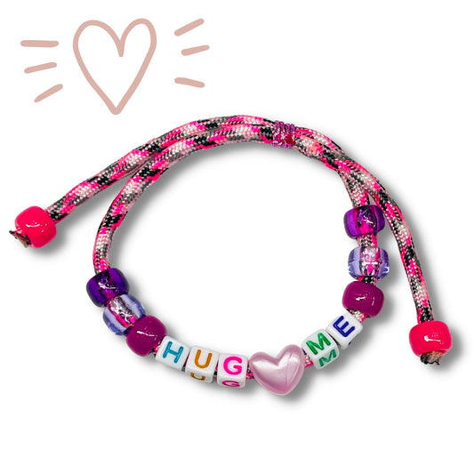 Colorful Hug Me Beaded Block Bracelet