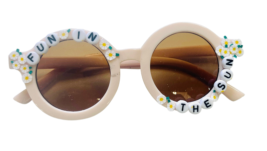 Fun in the Sun Flower Kids Sunglasses