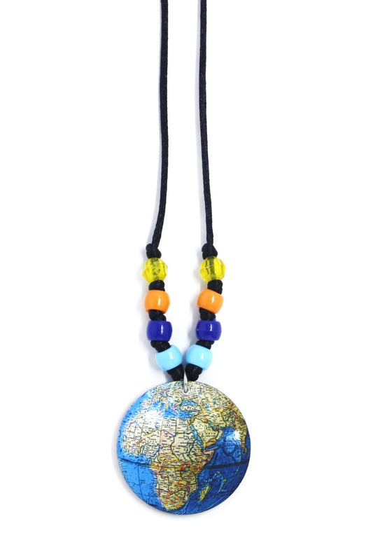 Royal Blue Globe Little Lessons Necklace