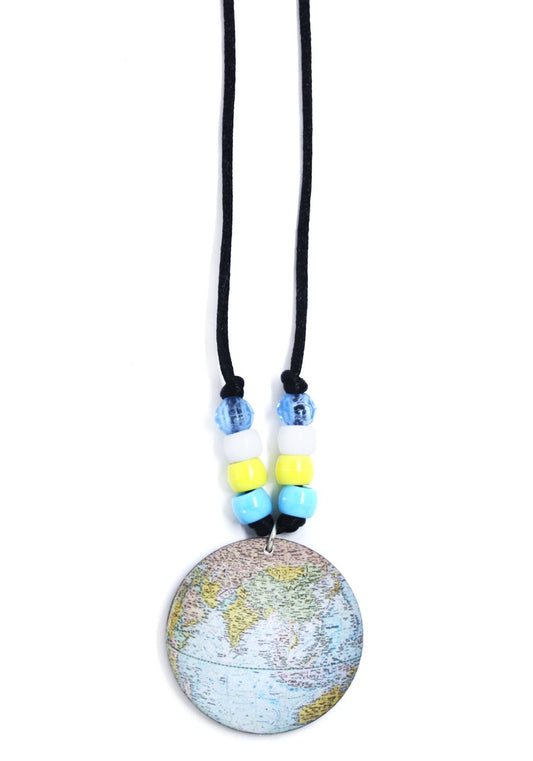 Light Blue Globe Little Lessons Necklace