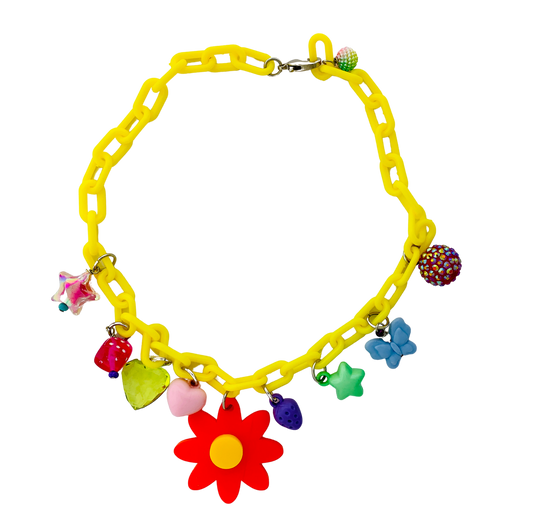 Charm-Tastic Flower Necklace