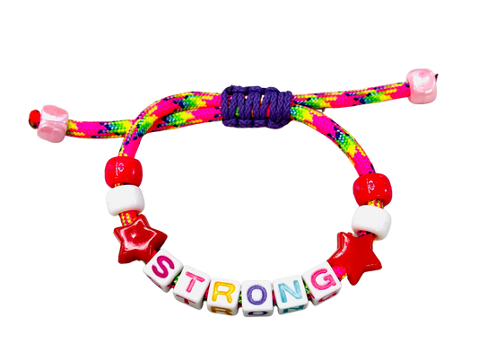 Colorful Strong Beaded Block Bracelet