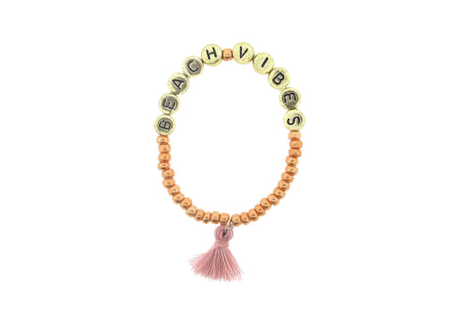 "Beach Vibes" Fun in the Sun Stretch Bracelet