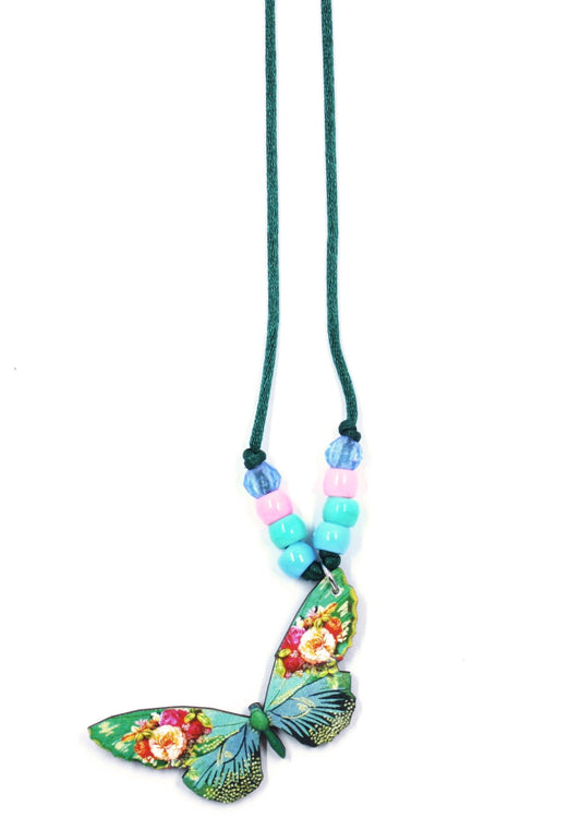 Blue Butterfly Little Lessons Necklace