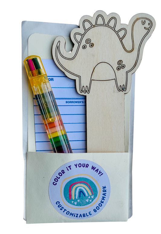 DIY Bookmark Dinosaur