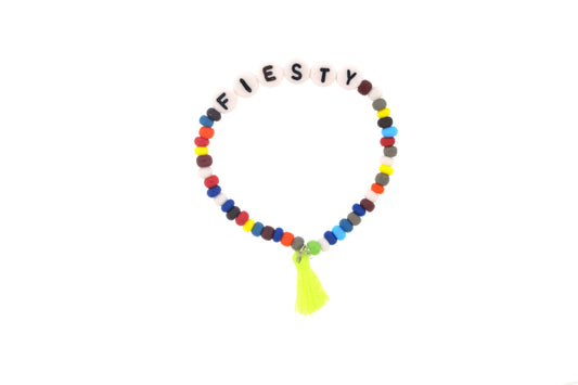 Feisty Girl Power Stretch Bracelet