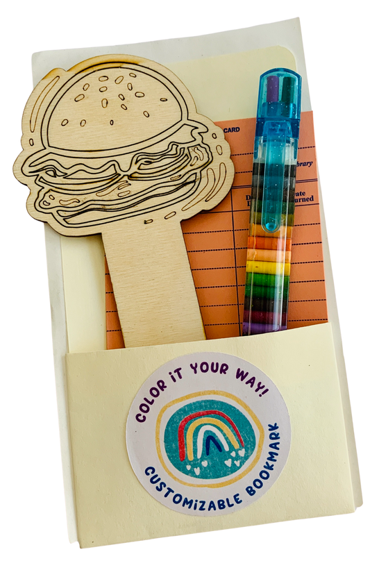 hamburger DIY bookmark Kit