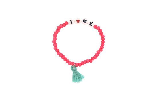 "I ♥ Me" Girl Power Stretch Bracelet