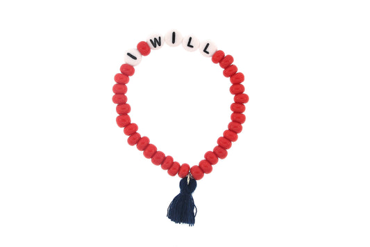 "I Will" Girl Power Stretch Bracelet