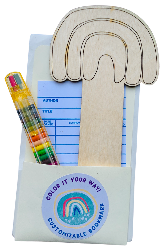 rainbow DIY bookmark kit