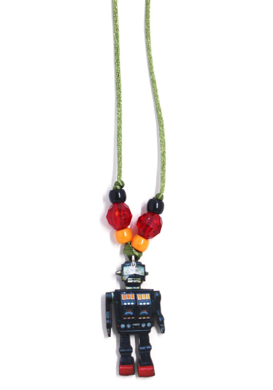 Black Robot Little Lessons Necklace