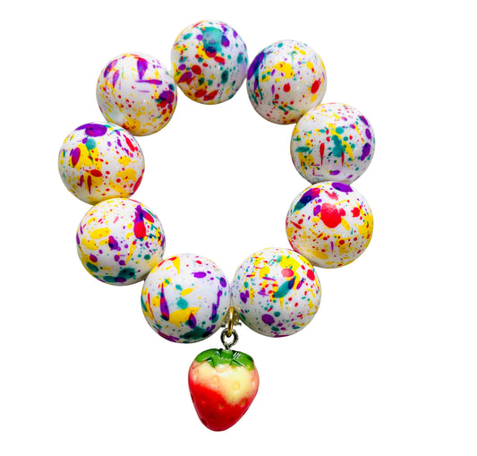 Strawberry Jawbreaker Bubblegum Bracelet